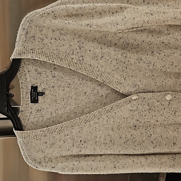 💕RAG & BONE💕 Tamara Cashmere Cardigan ~ Light Grey Medium - Picture 13 of 16